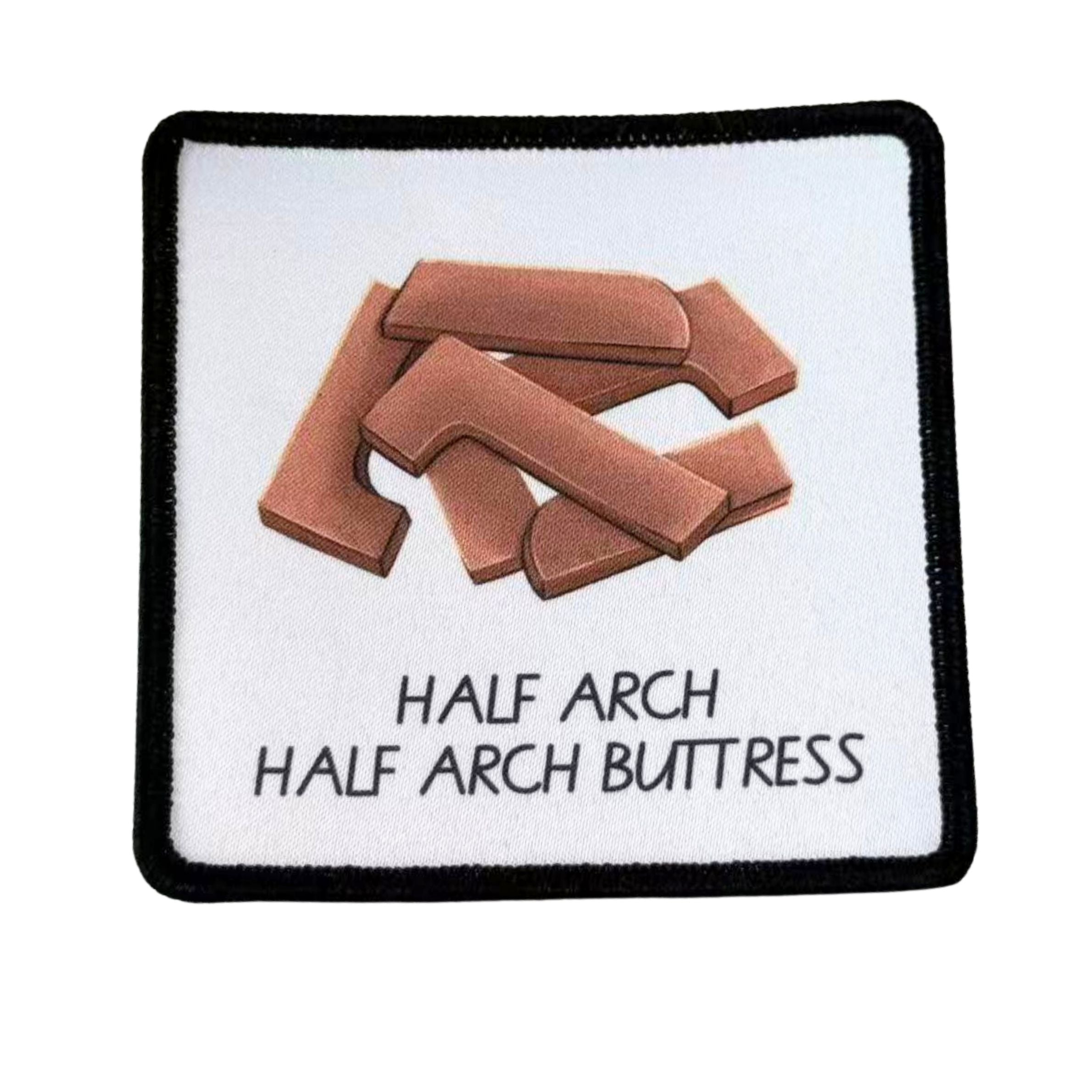 HALF ARCH HALF ARCH BUTTRESS Child Friendly Fabric patch