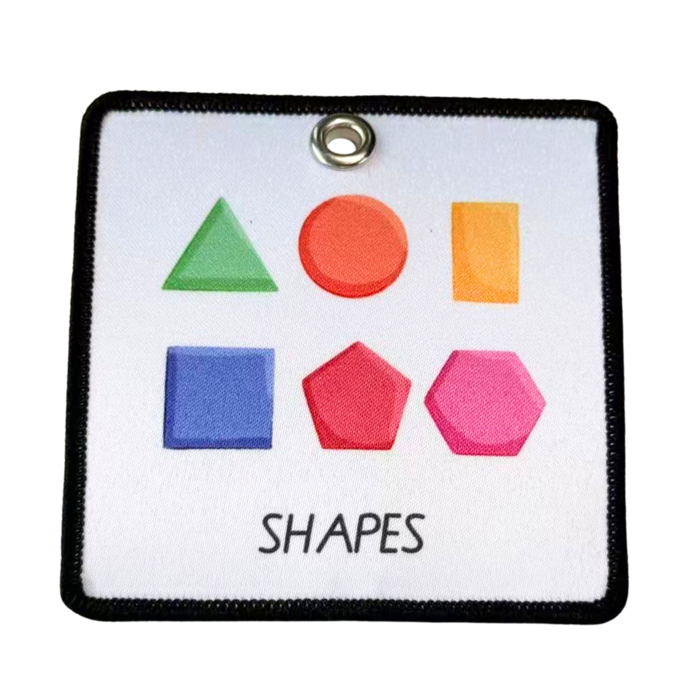 SHAPES Child Friendly Fabric patch