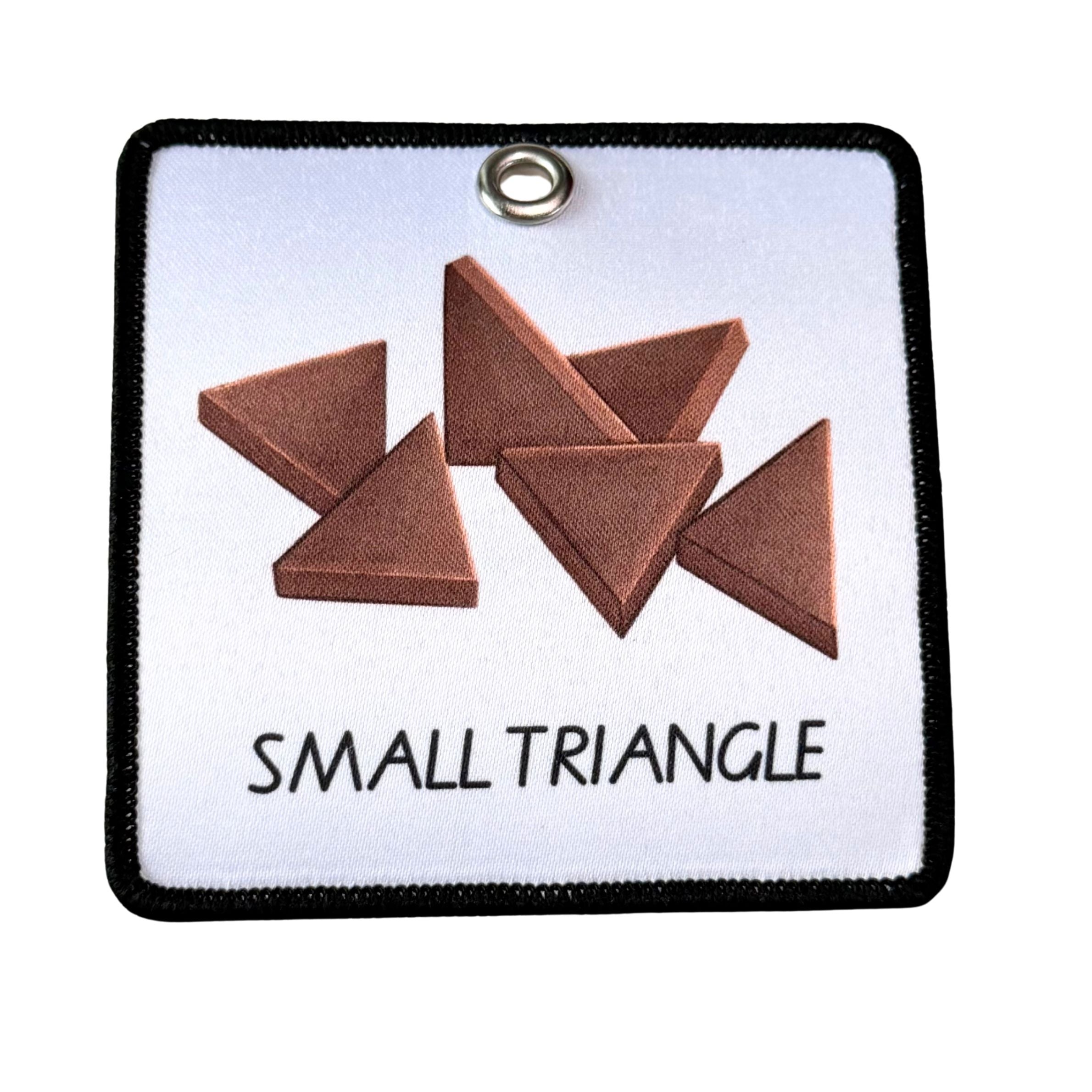 SMALL TRIANGLE Child Friendly Fabric patch