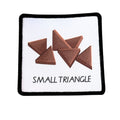 SMALL TRIANGLE Child Friendly Fabric patch