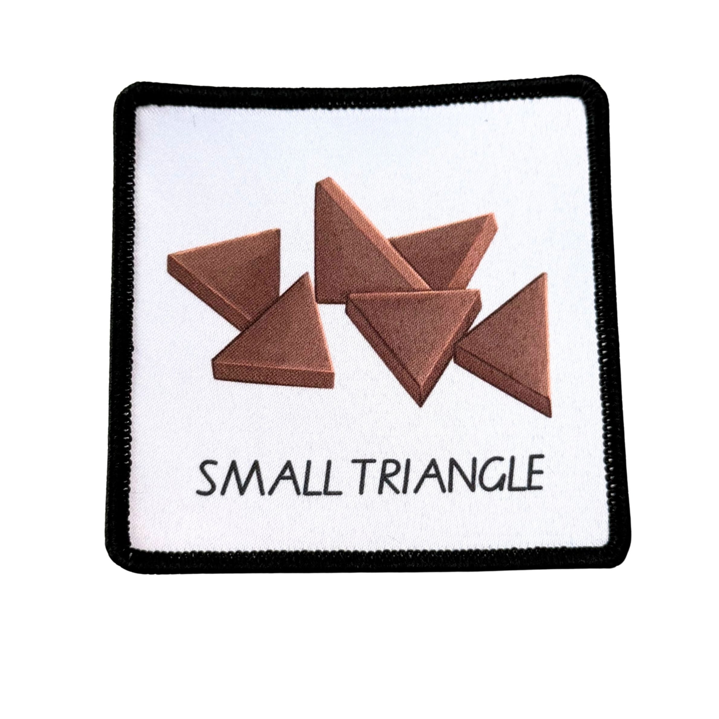 SMALL TRIANGLE Child Friendly Fabric patch