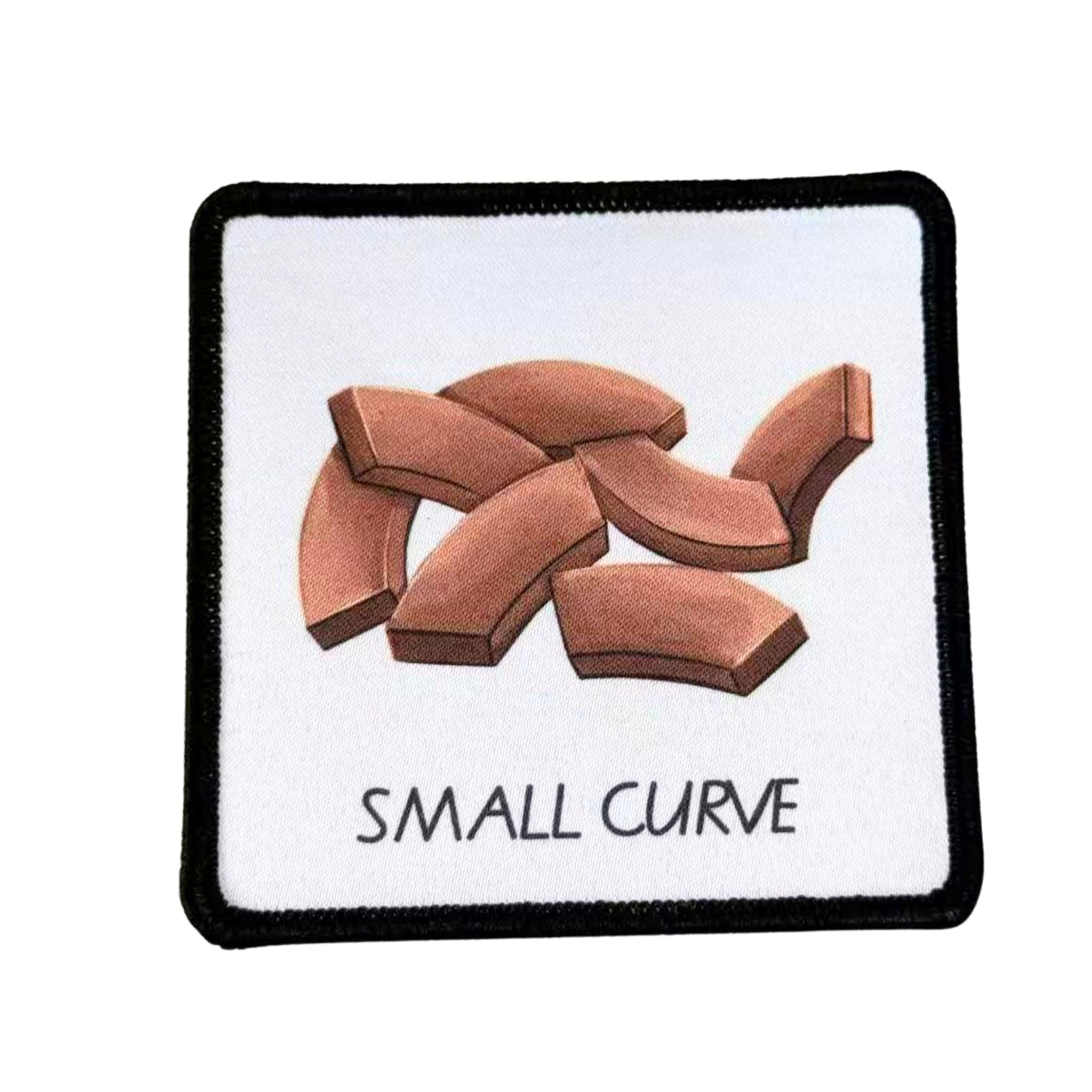 SMALL CURVE Child Friendly Fabric patch