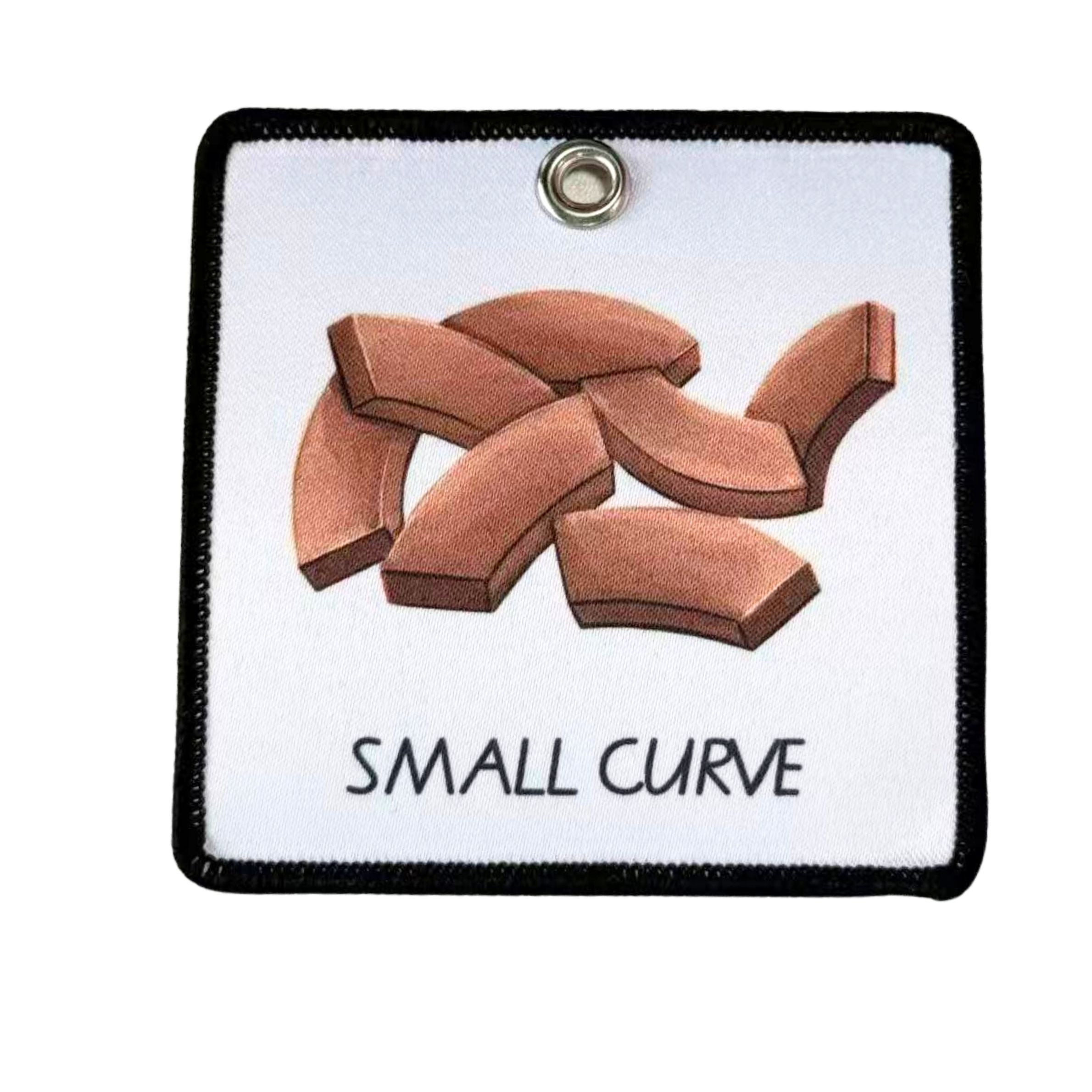 SMALL CURVE Child Friendly Fabric patch