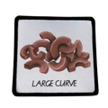 LARGE CURVE Child Friendly Fabric patch
